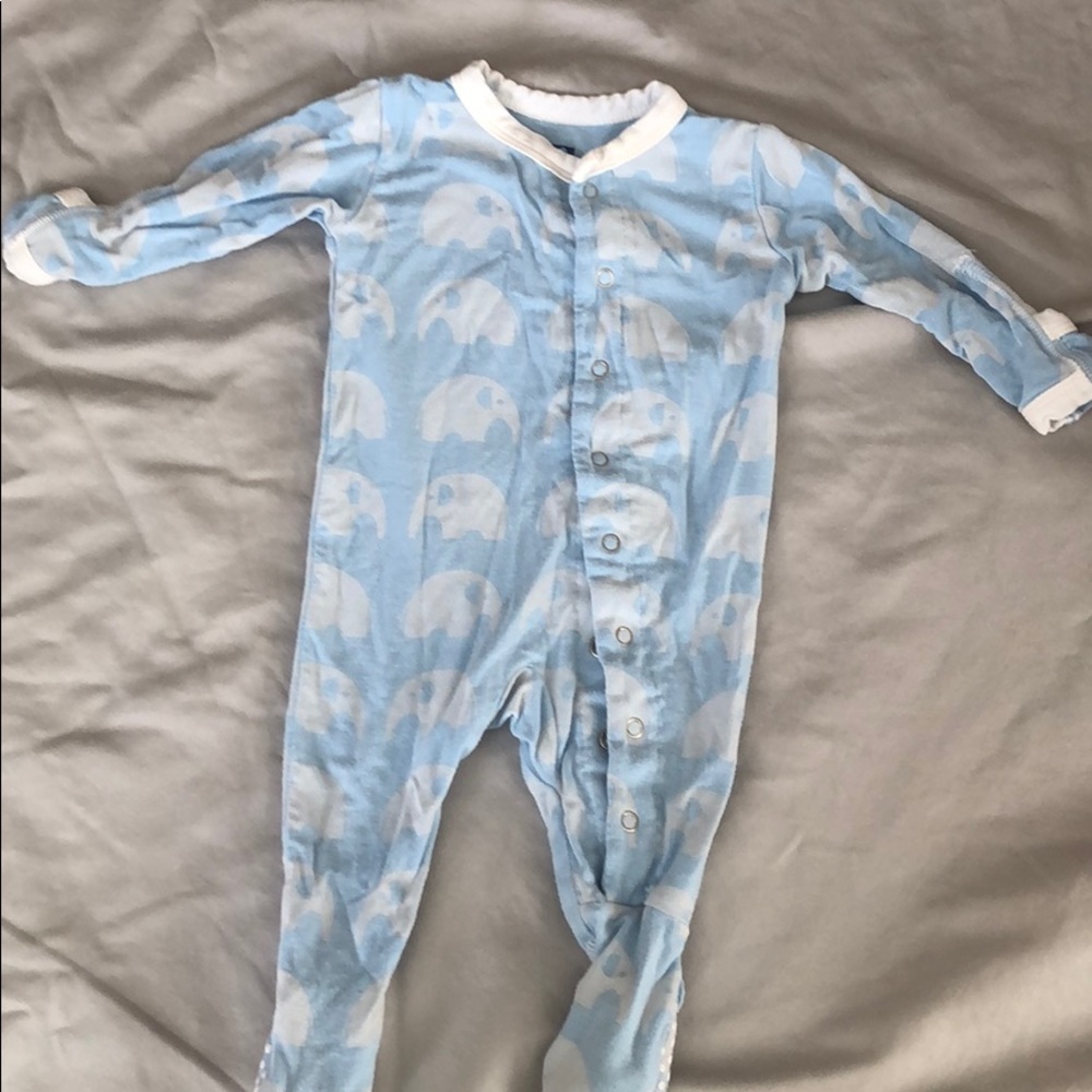 Kickee Footed pajamas